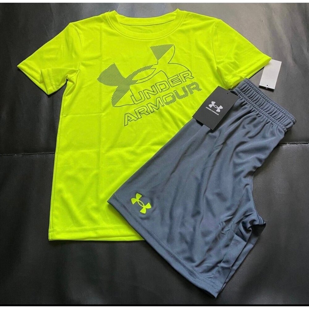 NWT Under Armour Athletic Set Boys Size 7